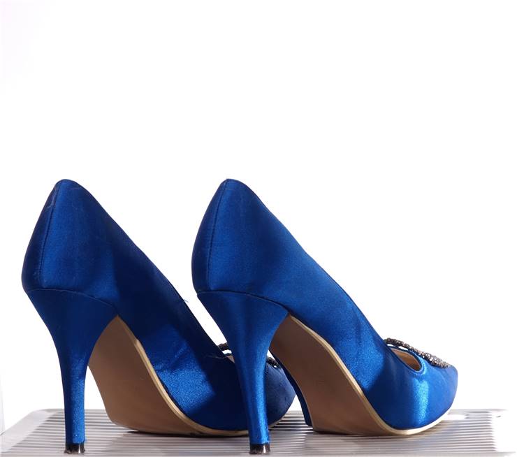 Blue High Heel Shoes